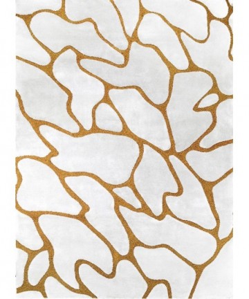 Cell gold rug